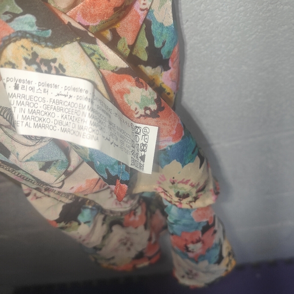 NWT Zara Mini Floral Dress - Picture 10 of 12